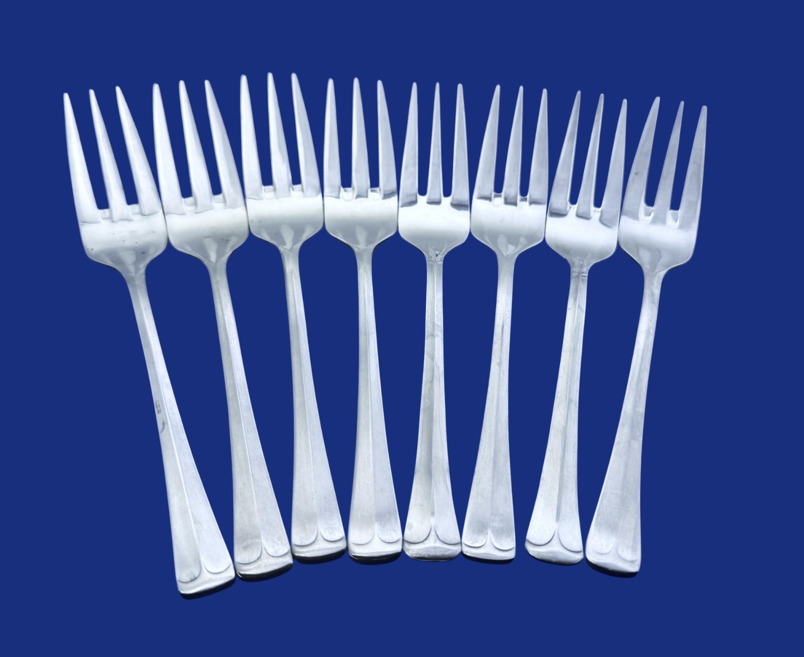 Ekco COLONIAL RICHMOND Stainless Flatware - Set of 8 Salad Forks 6 1/4"