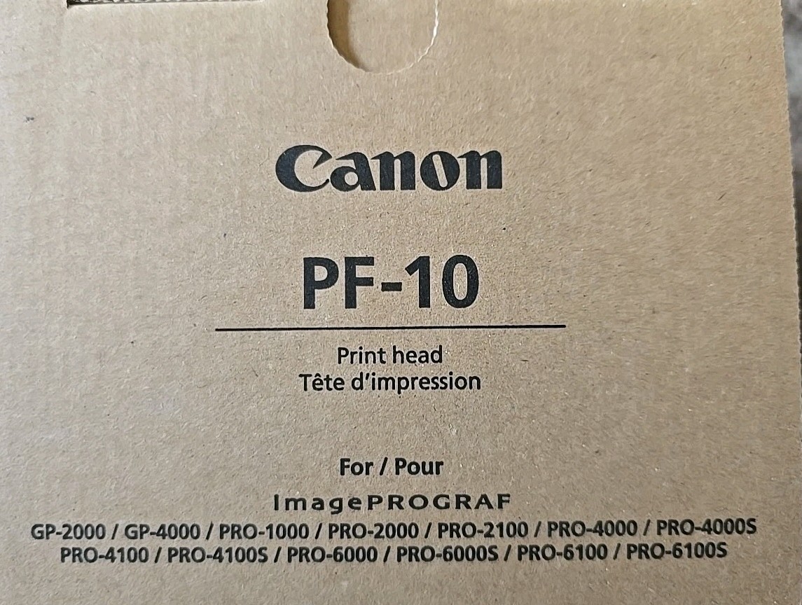 Canon PF-10 Printhead (0861C003AA) NEW SEALED OEM ImagePROGRAF Pro