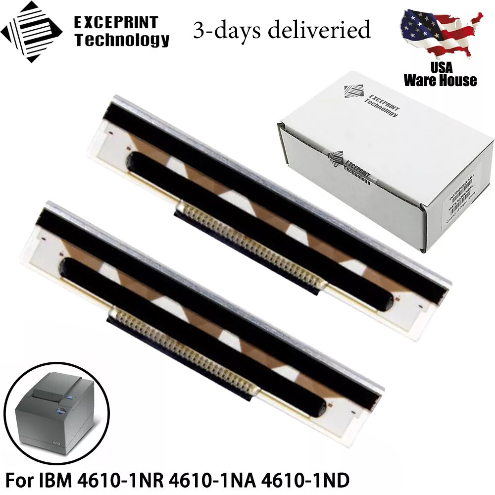 ✅ 2pcs Printhead for IBM 4610-1NR 4610-1NA 4610-1ND POS Receipt Printer 203dpi ✅