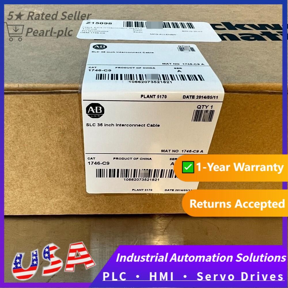 Free Tax 1746-C9 AB SLC 36 Inch Interconnect Cable New Sealed Fast Shipping