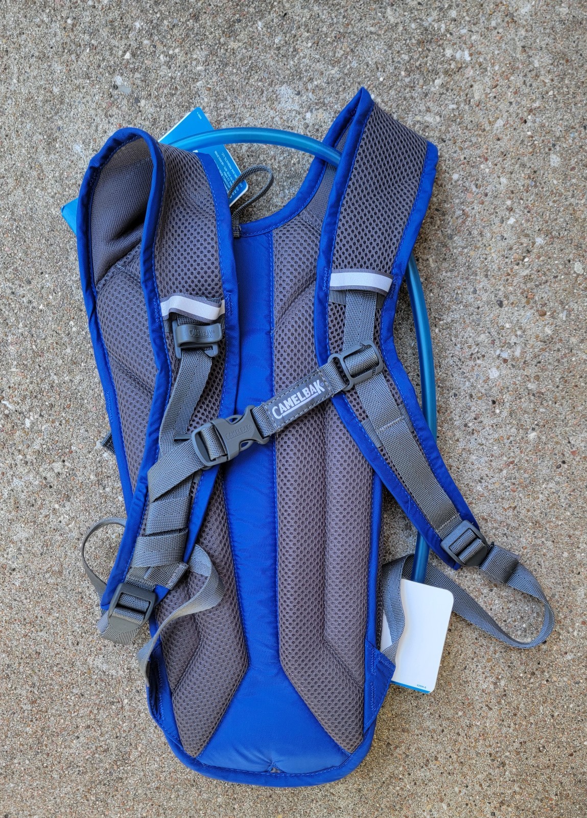 CamelBak Rogue Hydration Pack 70oz Blue Gray Backpack Hiking