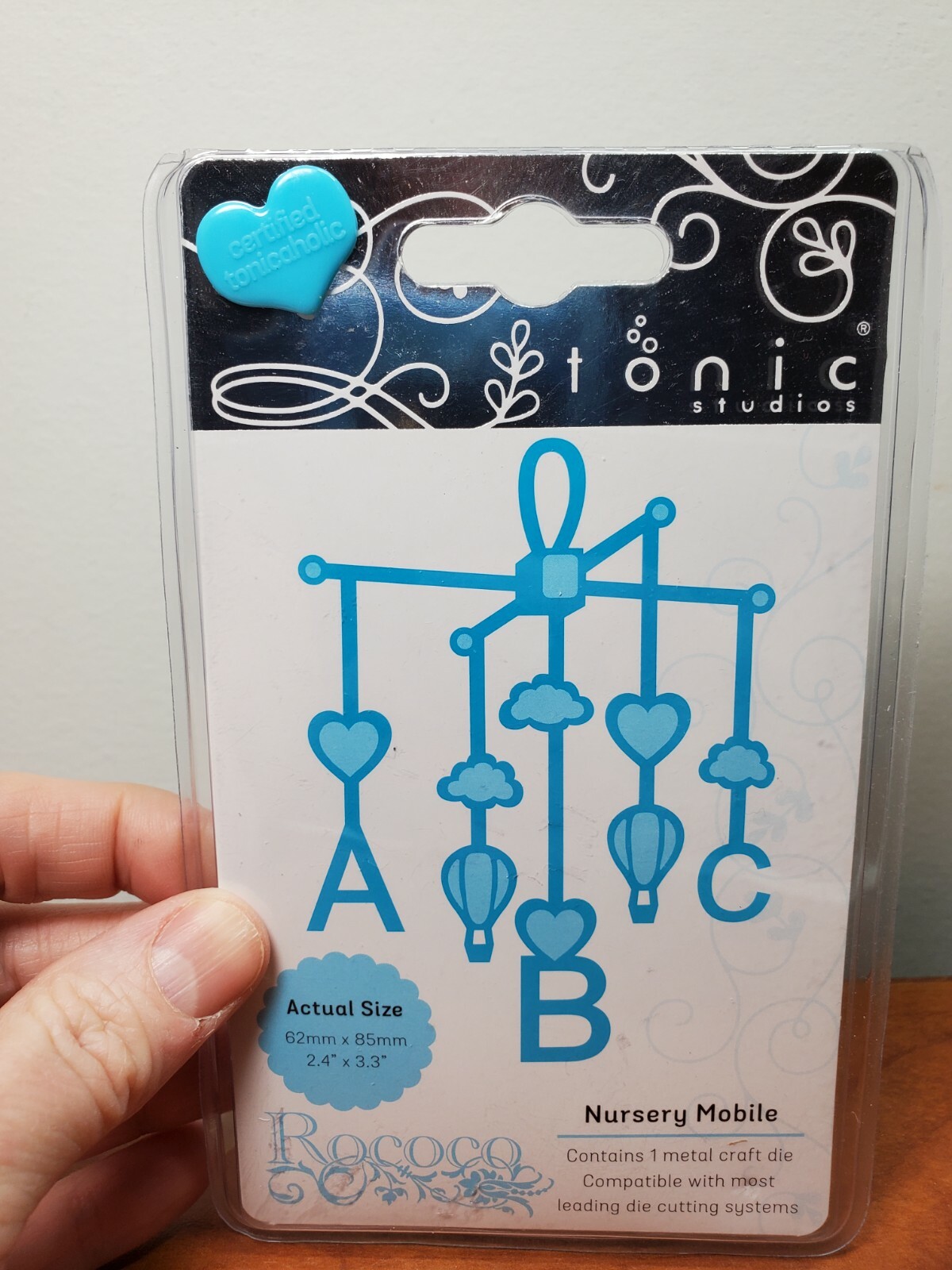 SP1 Tonic Studios Baby Nursery Mobile Die Set New