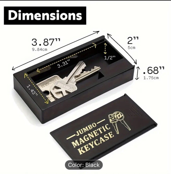 magnetic key box car