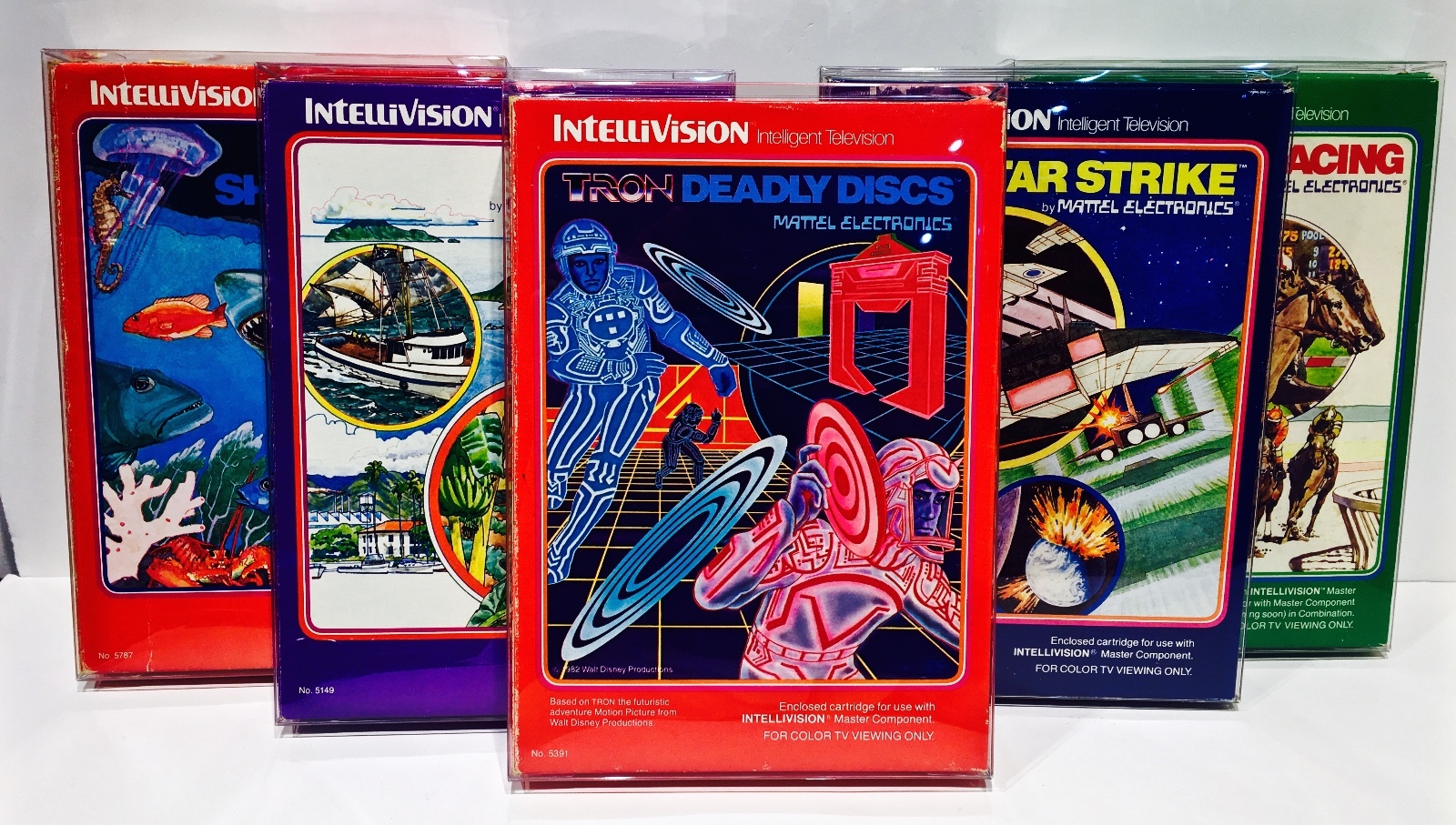 50 Box Protectors For INTELLIVISION Video Game Boxes Clear Display Cases