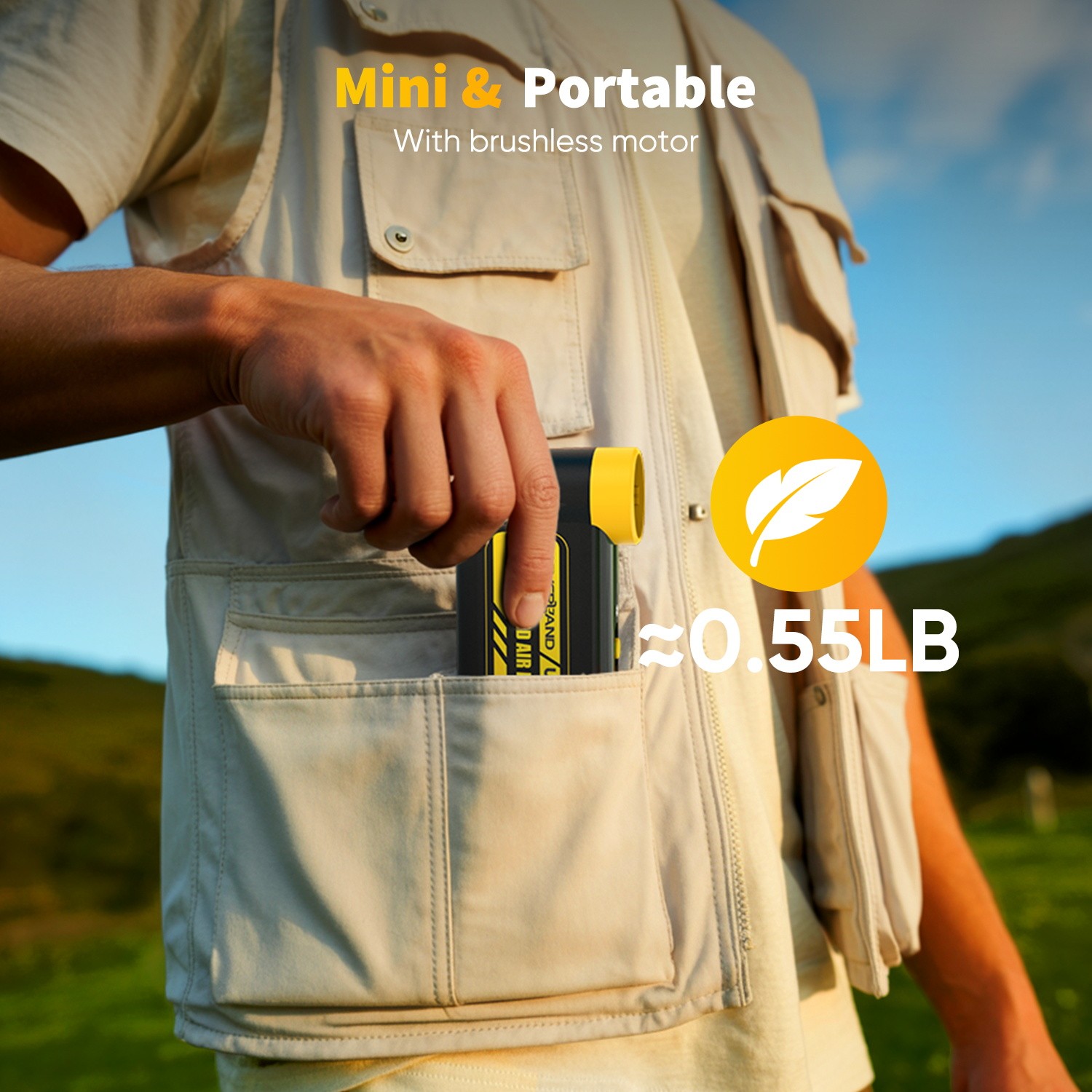 Portable Compressed Air Duster Cordless Cleaner Mini Blower High Power 8000mAh