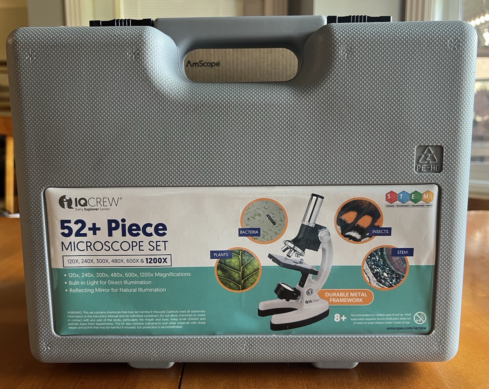 IQ Crew 52-Piece Microscope Set  BRAND NEW