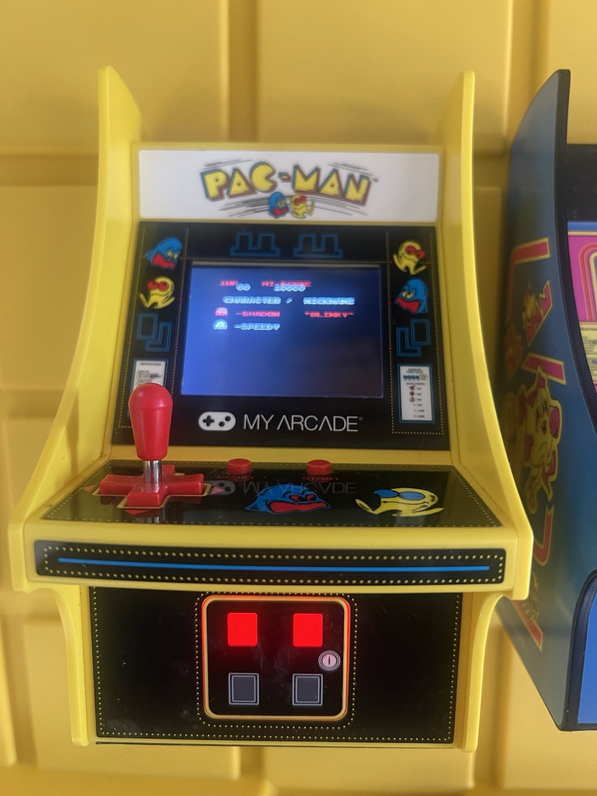 My Arcade Pac-Man and ms Pac-Man Micro Player Pro USB-C Battery