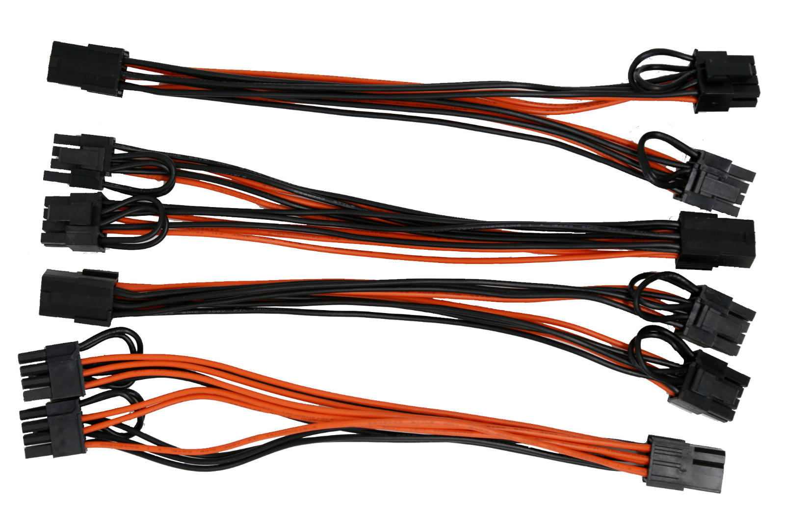 18AWG PCI-E 6pin to Dual 8-pin Y-Splitter Extension Cable GPU Mining ZCASH ZEC