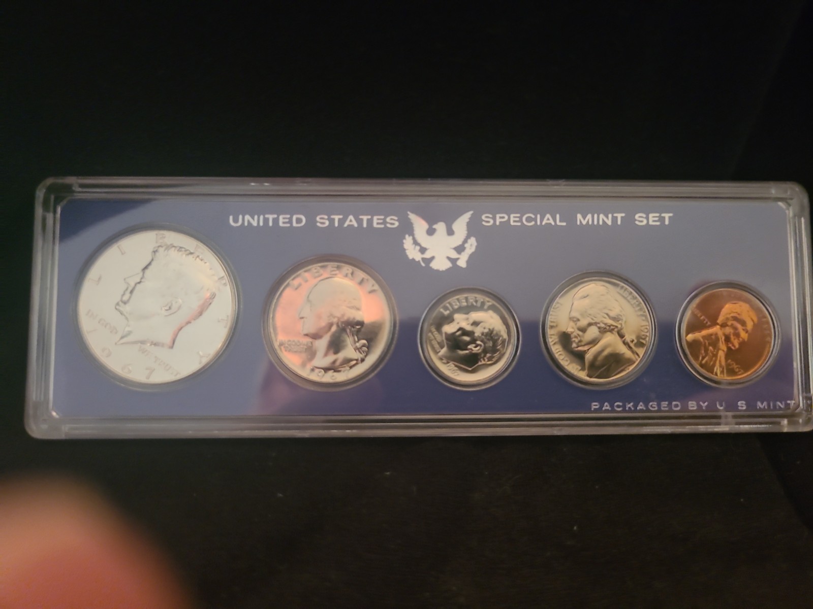 1967 US Special 5 Coin Mint Set (No Box) Box
