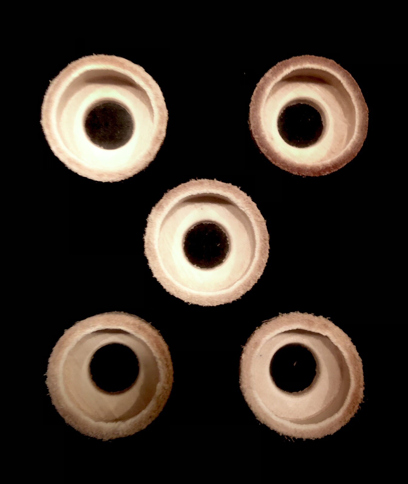 Five (5) Handmade Leather Pump Cups - Fits Coleman Fast Shipping Option