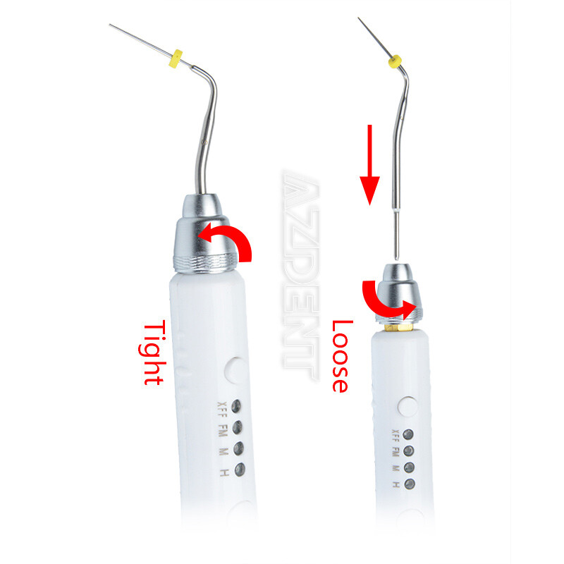 Dental Cordless Gutta Percha Obturation System Endo Heated Pen Handle/4pcs Tips