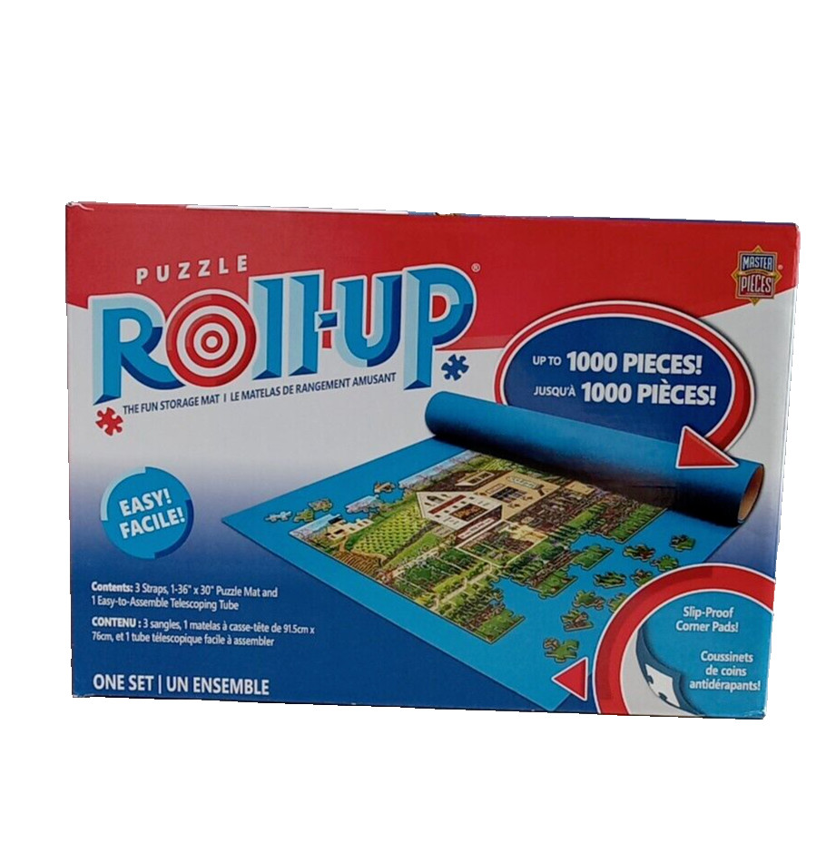 puzzle roll up mat up to 1000 pieces new non slip puzzles