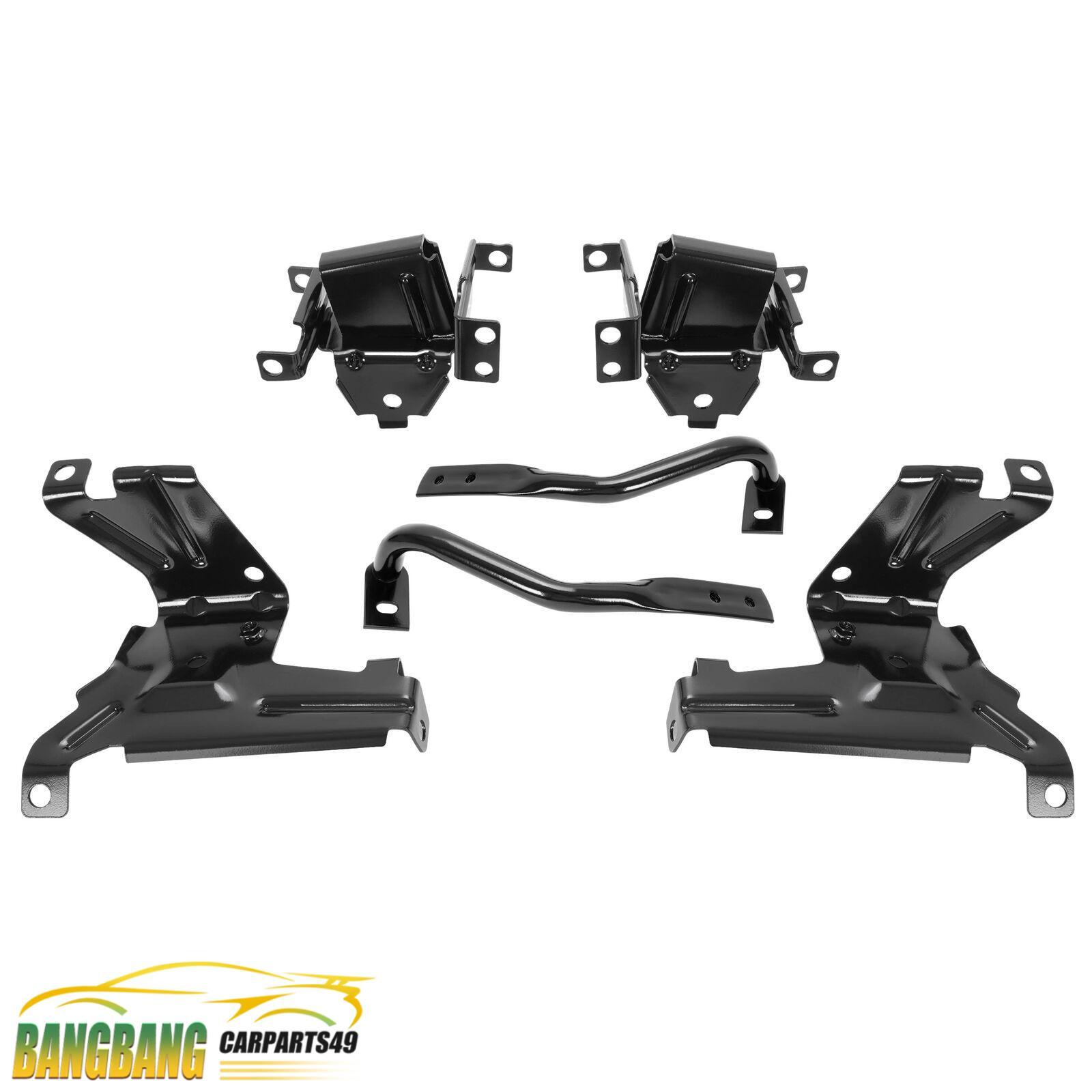 Outer /Inner Front Bumper Brackets For GMC Sierra 1500 2500HD 3500HD 2007-2013