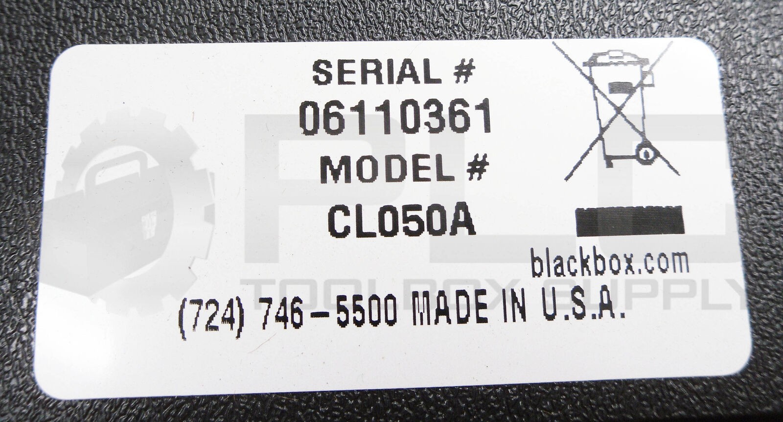 NEW BLACKBOX CL050A-R3 CURRENT LOOP INTERFACE CONVERTER 232/CL-E *READ*