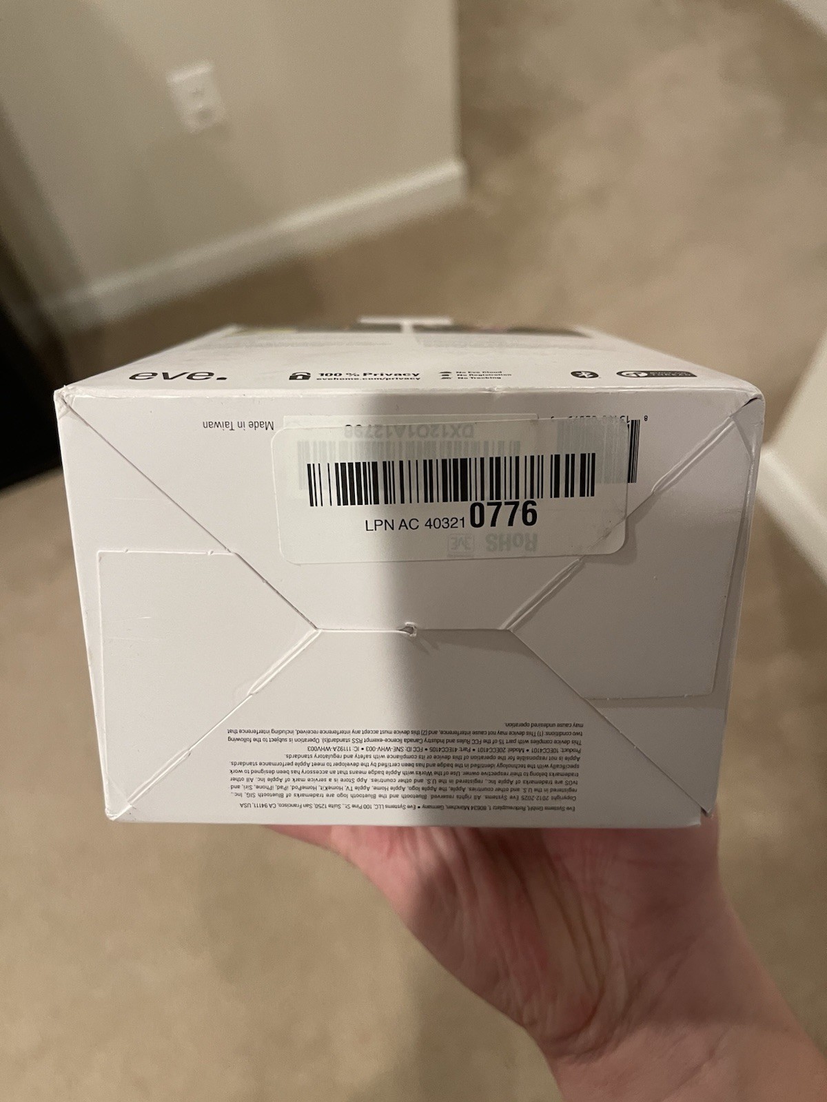 Eve Aqua Smart Water Controller - New Open Box