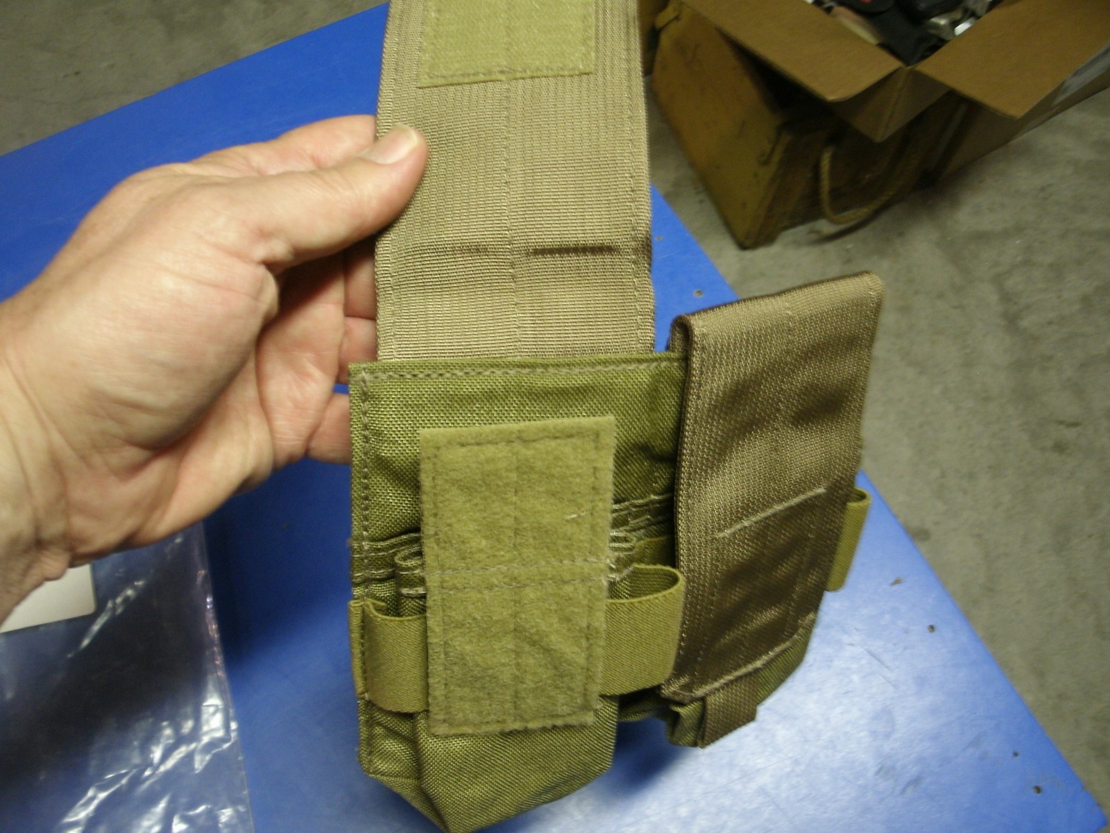 Eagle Industries Double Rifle Mag Pouch Khaki NSN MARKED