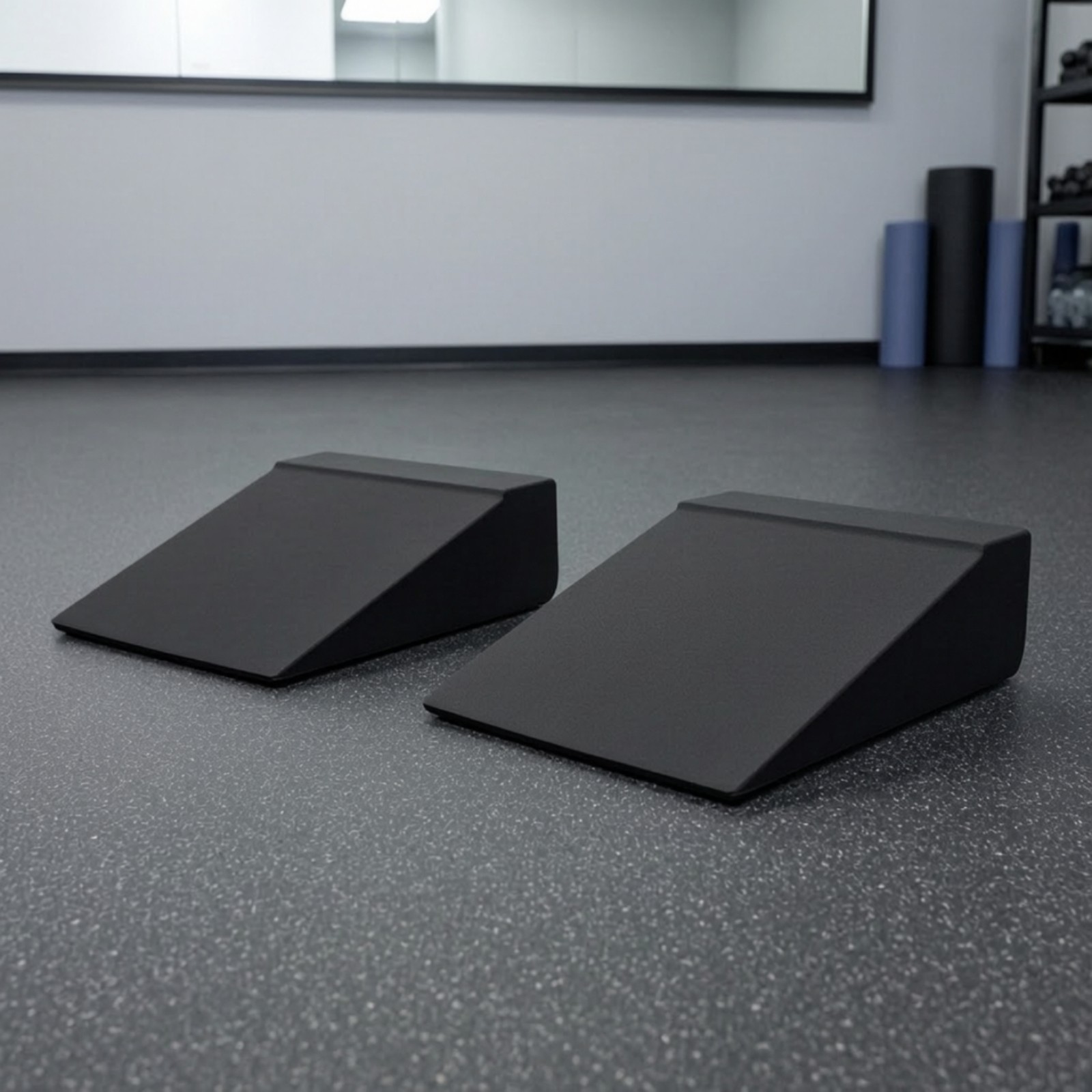 Trapezoid Exercise Slanted Crouch Non-Slip for Home Workouts, Gym