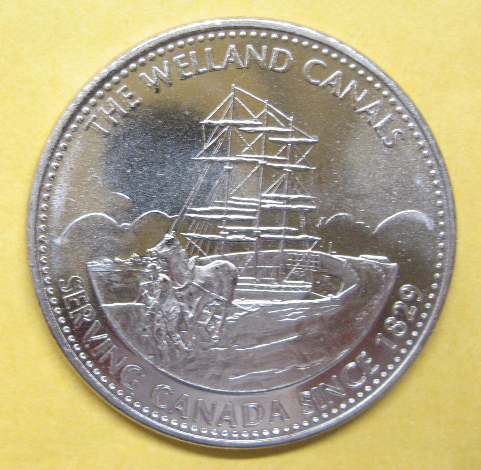 1981 St. Catharines The Welland Canals Trade Dollar Take a Look