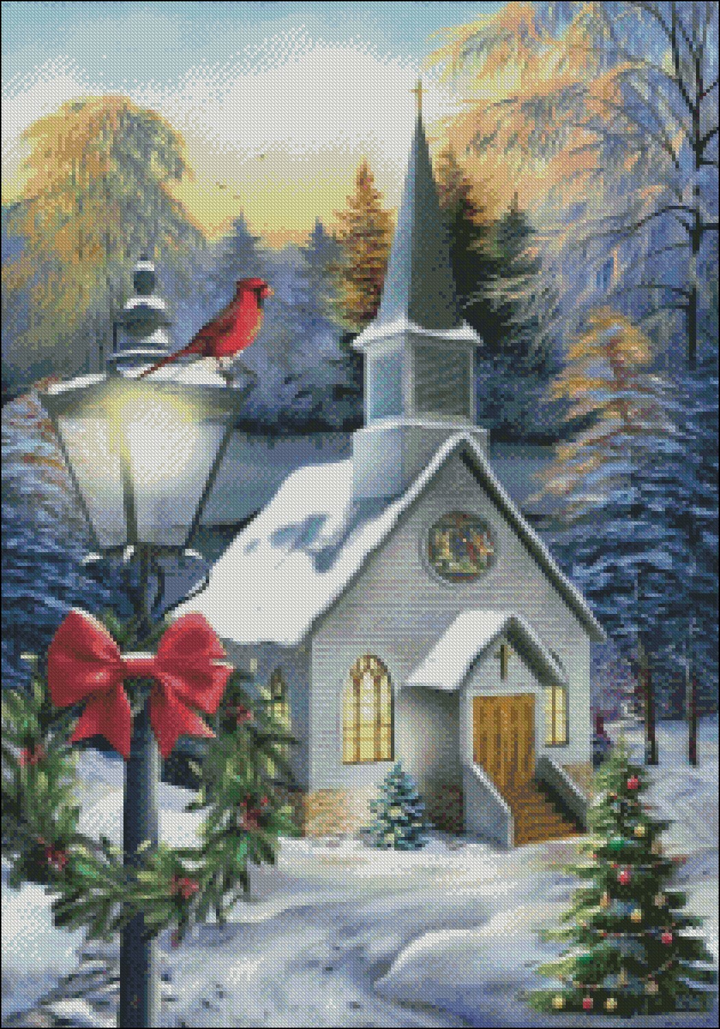Come All Ye Faithful Winter - Chart Counted Cross Stitch Patterns Needlework
