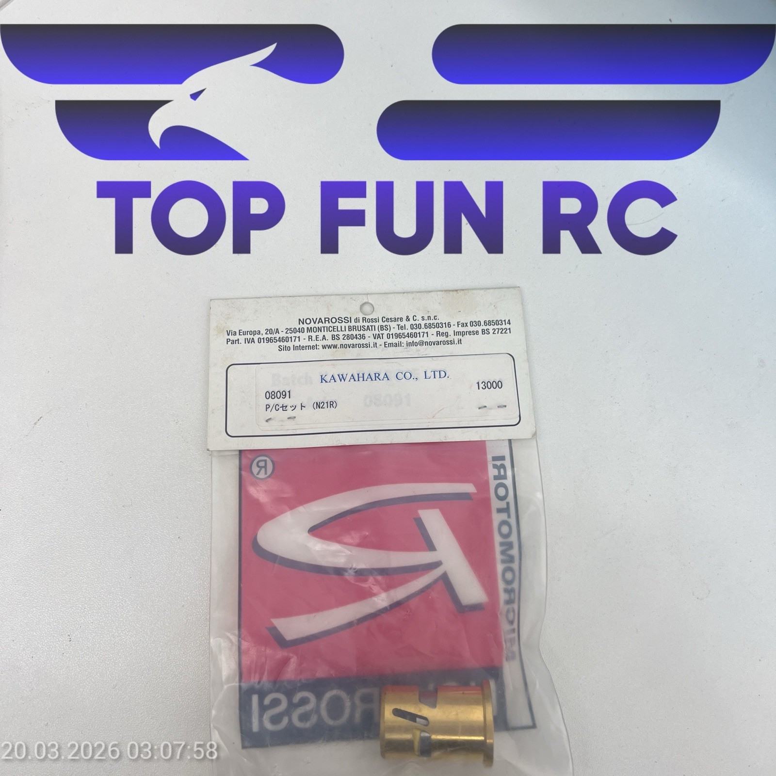 Novarossi nitro Engine N21R Piston Sleeve NEW