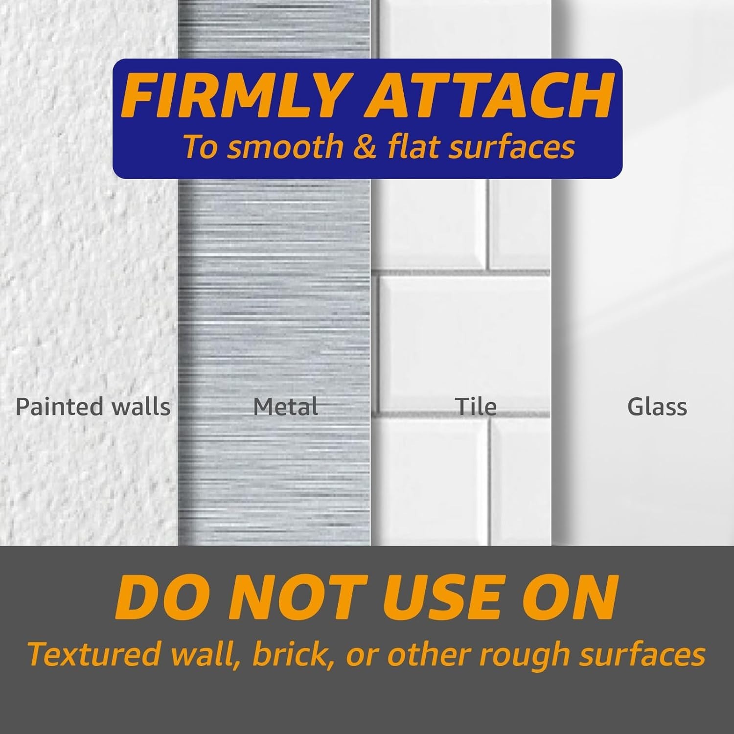 Versatile 1x4 Inch Hook & Loop Strips - Strong Adhesive, 16 Sets for All Uses