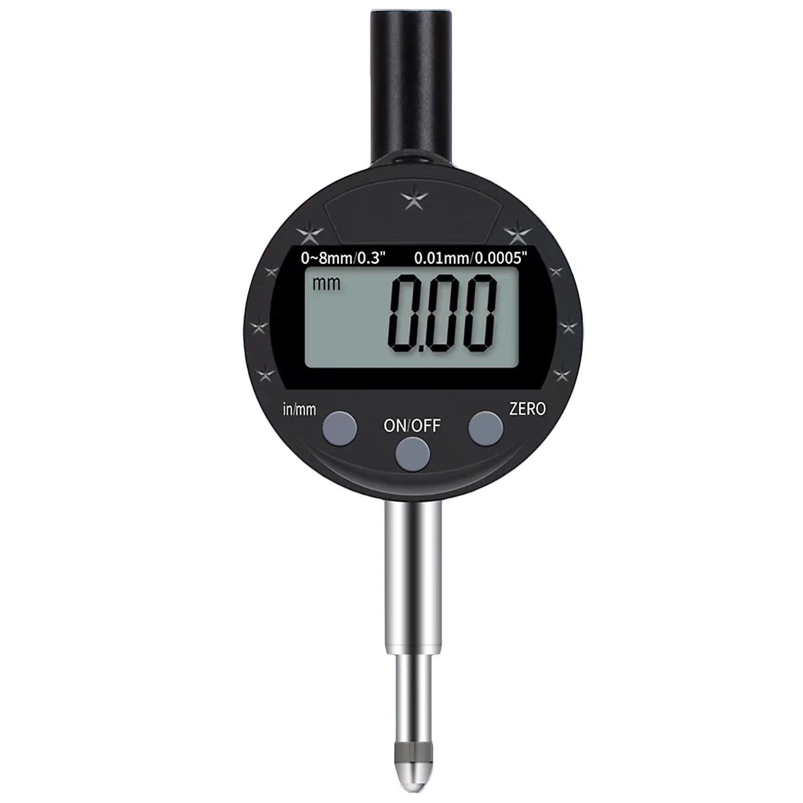 RPTCOTU Electronic Digital Dial Indicator Digital Probe Indicator Dial Test G...