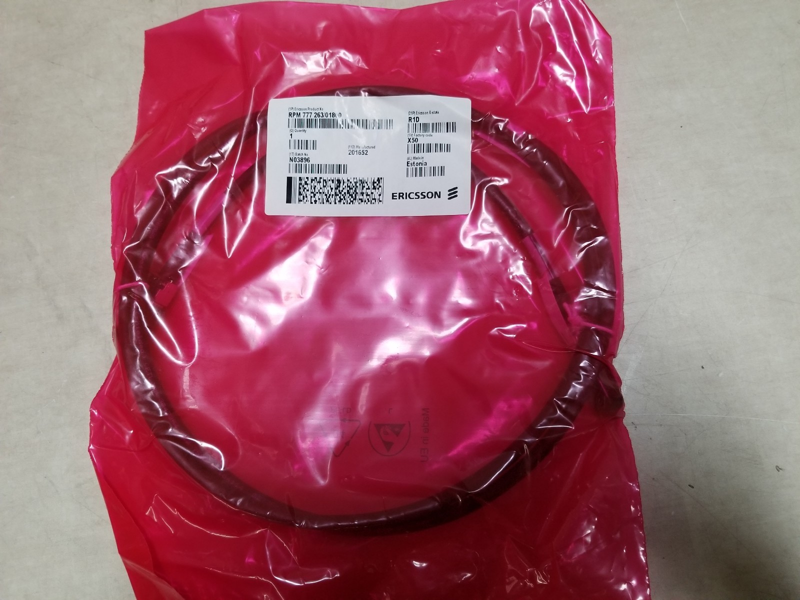 x1 piece Ericsson Cable RPM 777 263/01800 New genuine fast shipping R1D-X50