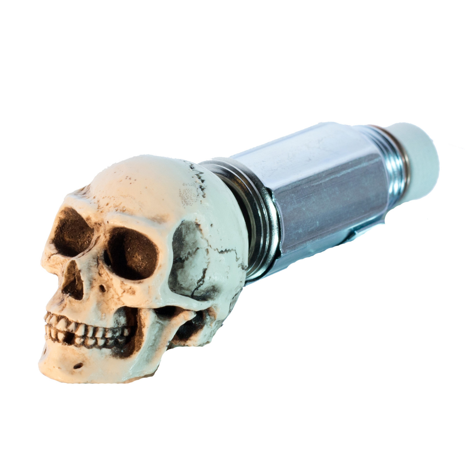 Skull Car Cigarette Lighter Hot Rat Street Rod Made in USA  30-CL