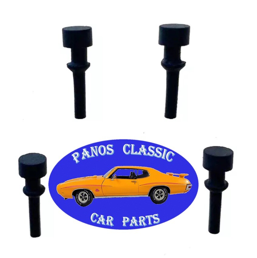 Camaro Firebird Console Door Ashtray Bumpers .20D x .12H Fits .12 Hole 4pcs 345