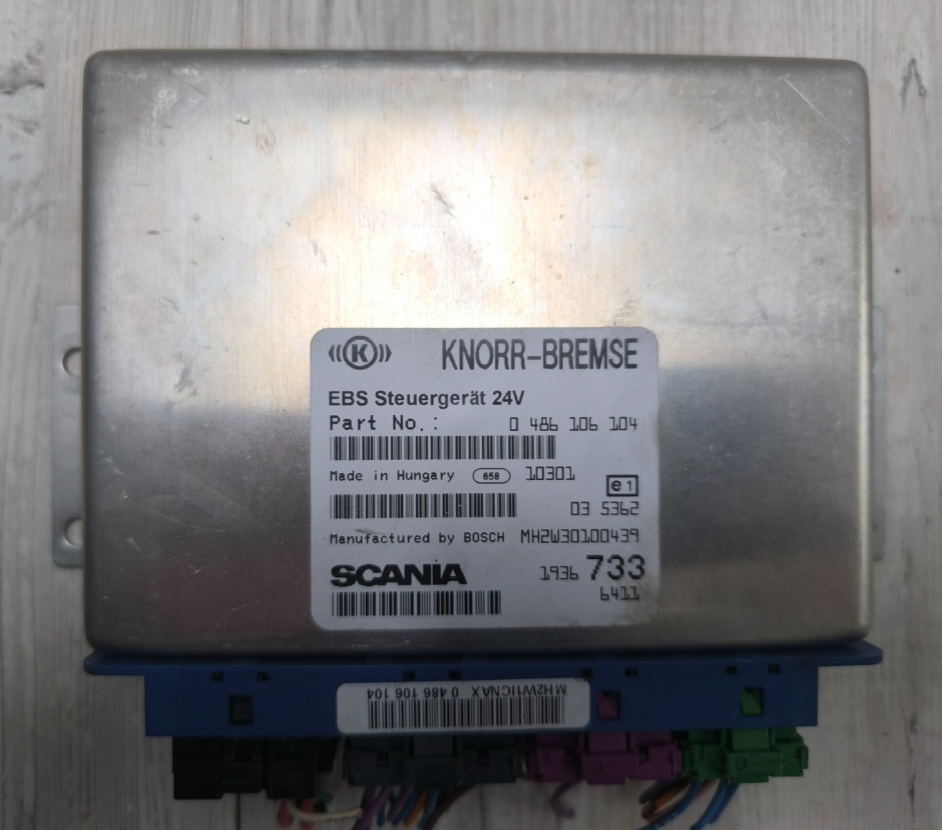 SCANIA EBS SUSPENSION CONTROL UNIT
