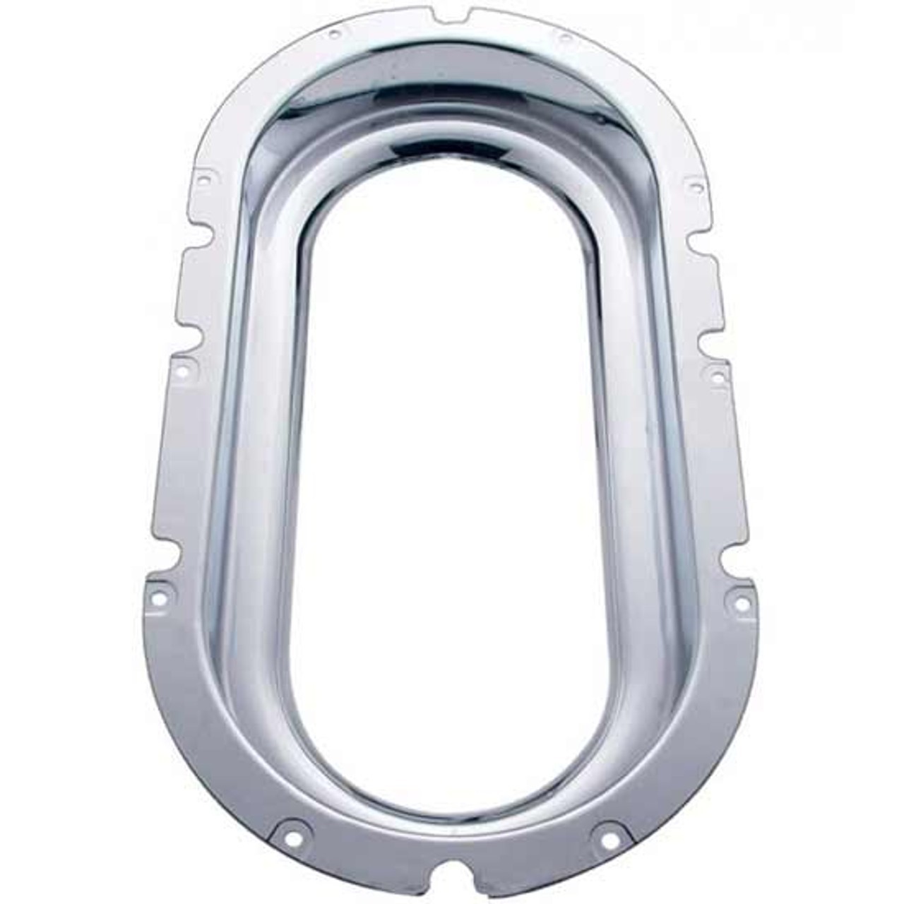 United Pacific 40904  -  6 Inch Chrome Lower View Window Trim For Peterbilt