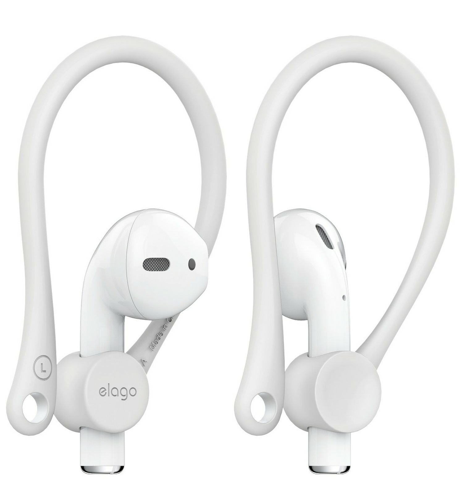 AirPods Ear Hooks - elago® Ear Hooks [White]