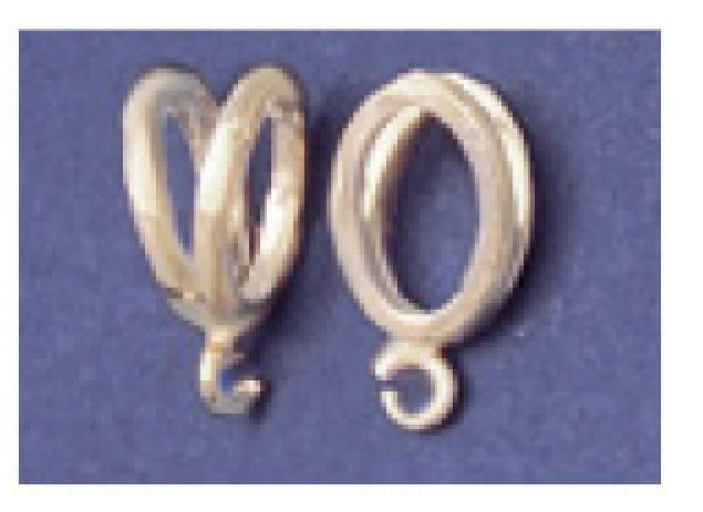 Sterling Silver Fancy Omega Slider Bail For 6mm Chain