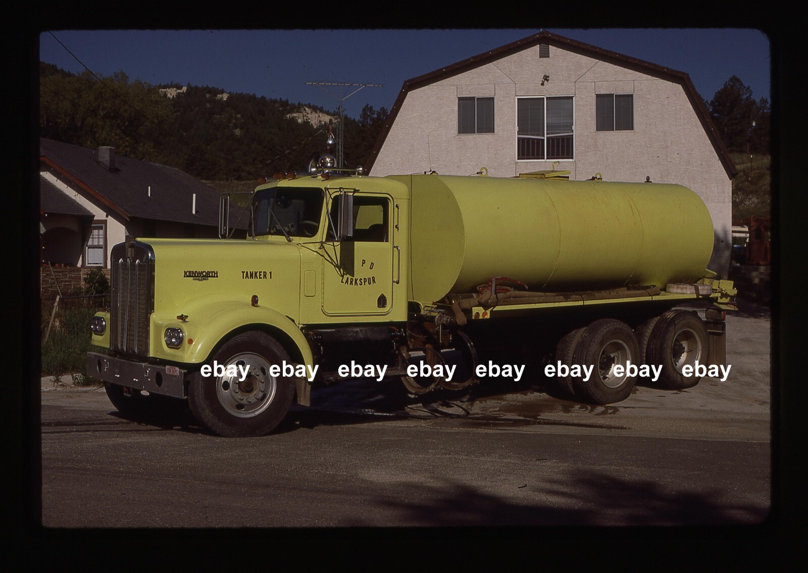 Larkspur CO 1973 Kenworth W923 Tanker Fire Apparatus Slide