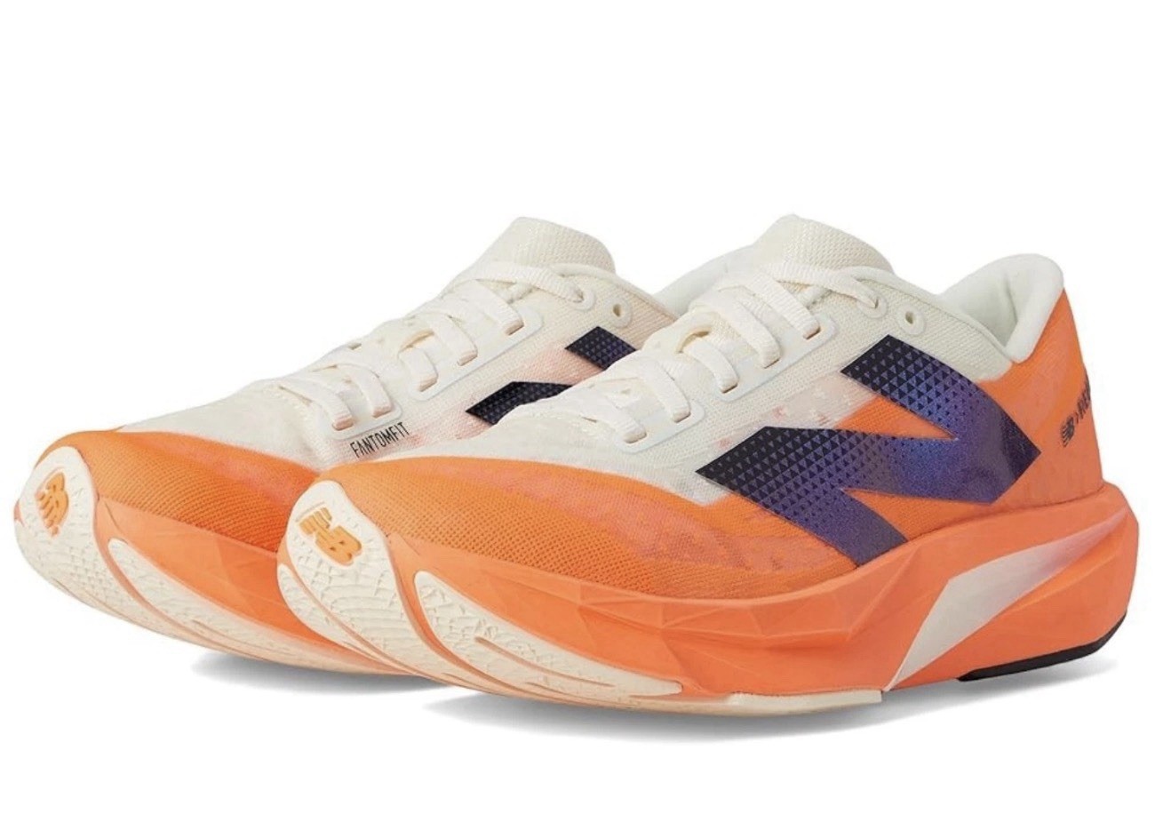 New Balance Fuel Cell Rebel V4 WFCXCC4 Orange Running Shoes Women 12 Men’s 10.5