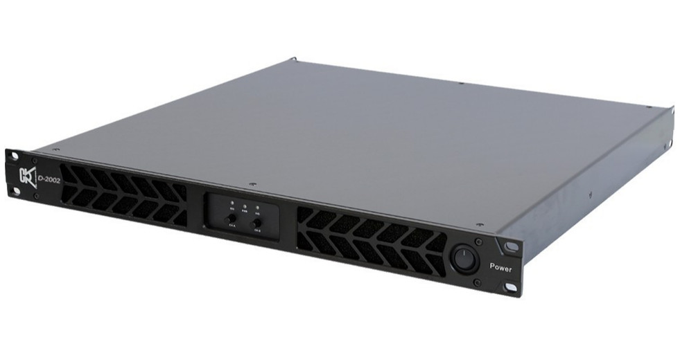 CVR D-2002 Black High Power 2 Channel Amplifier for Events and Live Audio