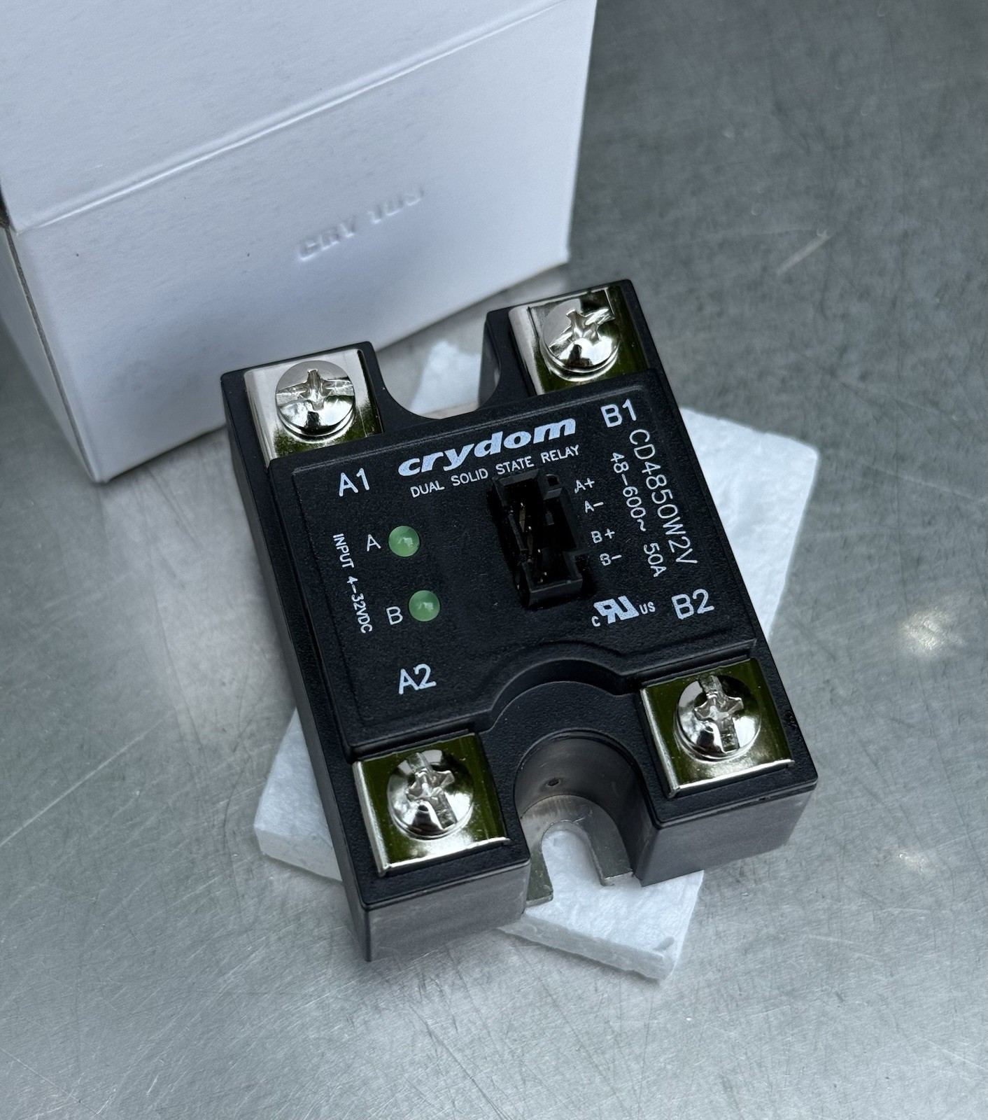 Crydom CD4850W2V Evolution Dual Solid State Relay 48V-600V 50A - New