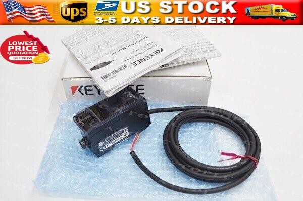 Keyence FD-XA1 Clamp-On Type Flow Sensor FD-X Series Controller Tested & Working