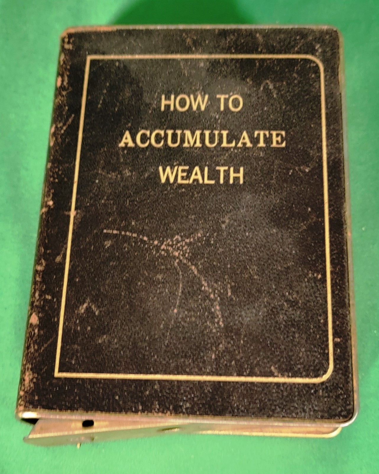 Vtg Diversion Hollow Faux Book Metal Safe How To Accumulate Wealth Savior Dough