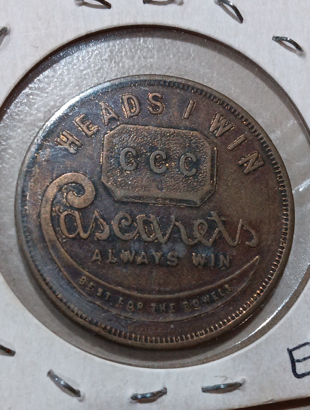 Cascarets CCC Laxative Best for the Bowels Token Angel