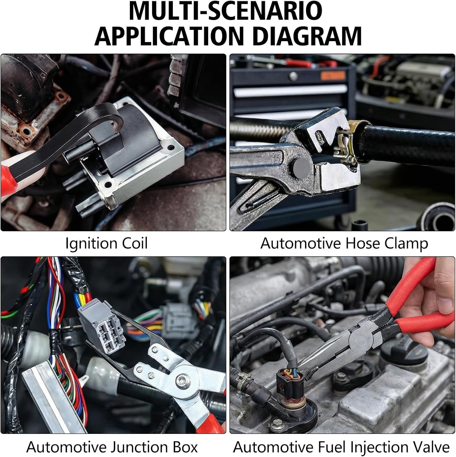 12 Pcs Electrical Disconnect Pliers Set for Automotive Connector Removal