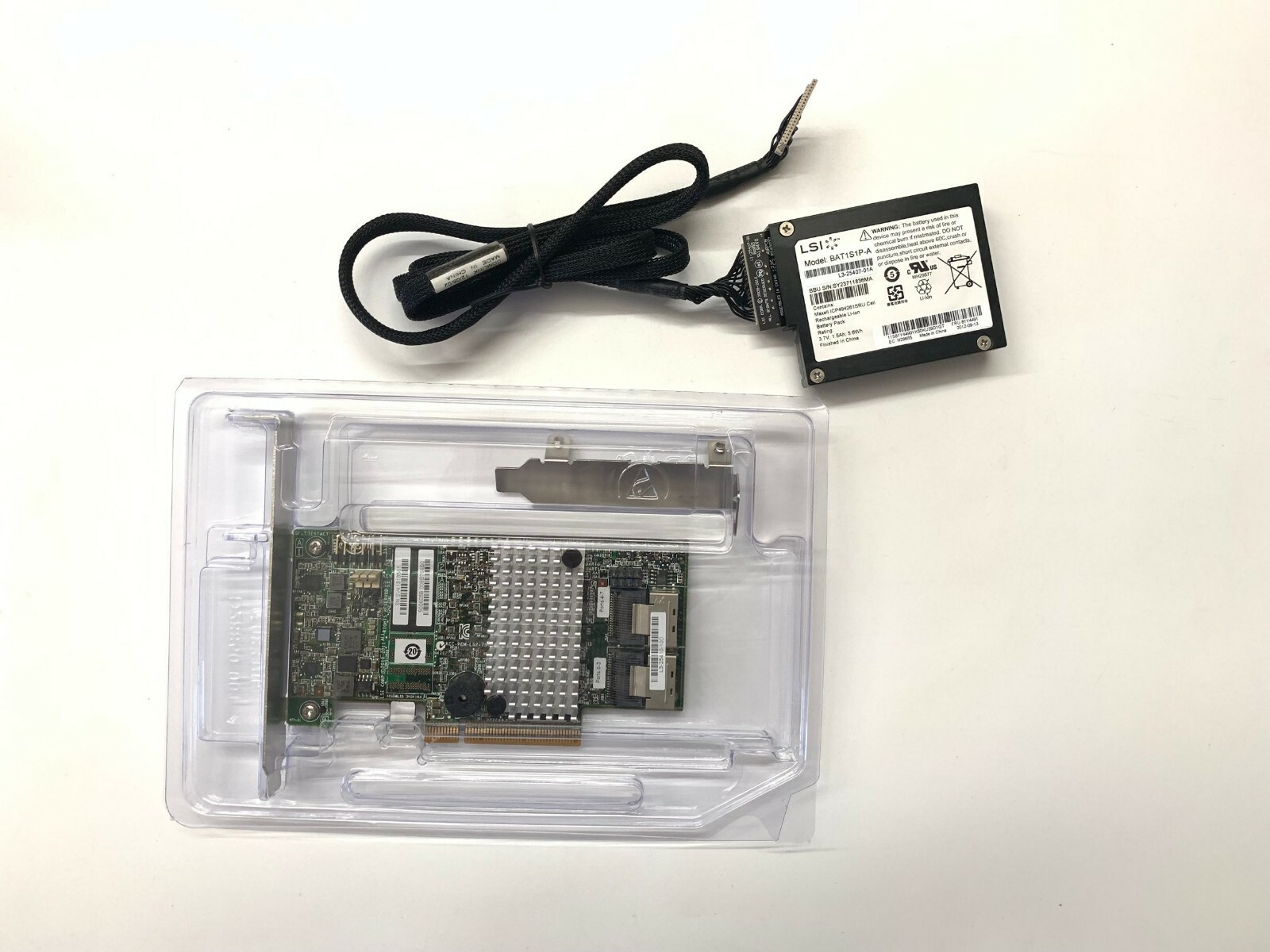 LSI 9267-8I PCI-E  8Port 512MB cache 6Gbps SATA/SAS RAID 0 1 + Battery