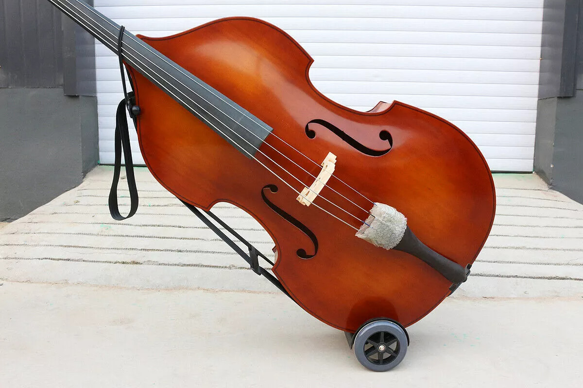Bass Buggie Upright Bass Double Cart Transport Wheels Buggies Carry Parts