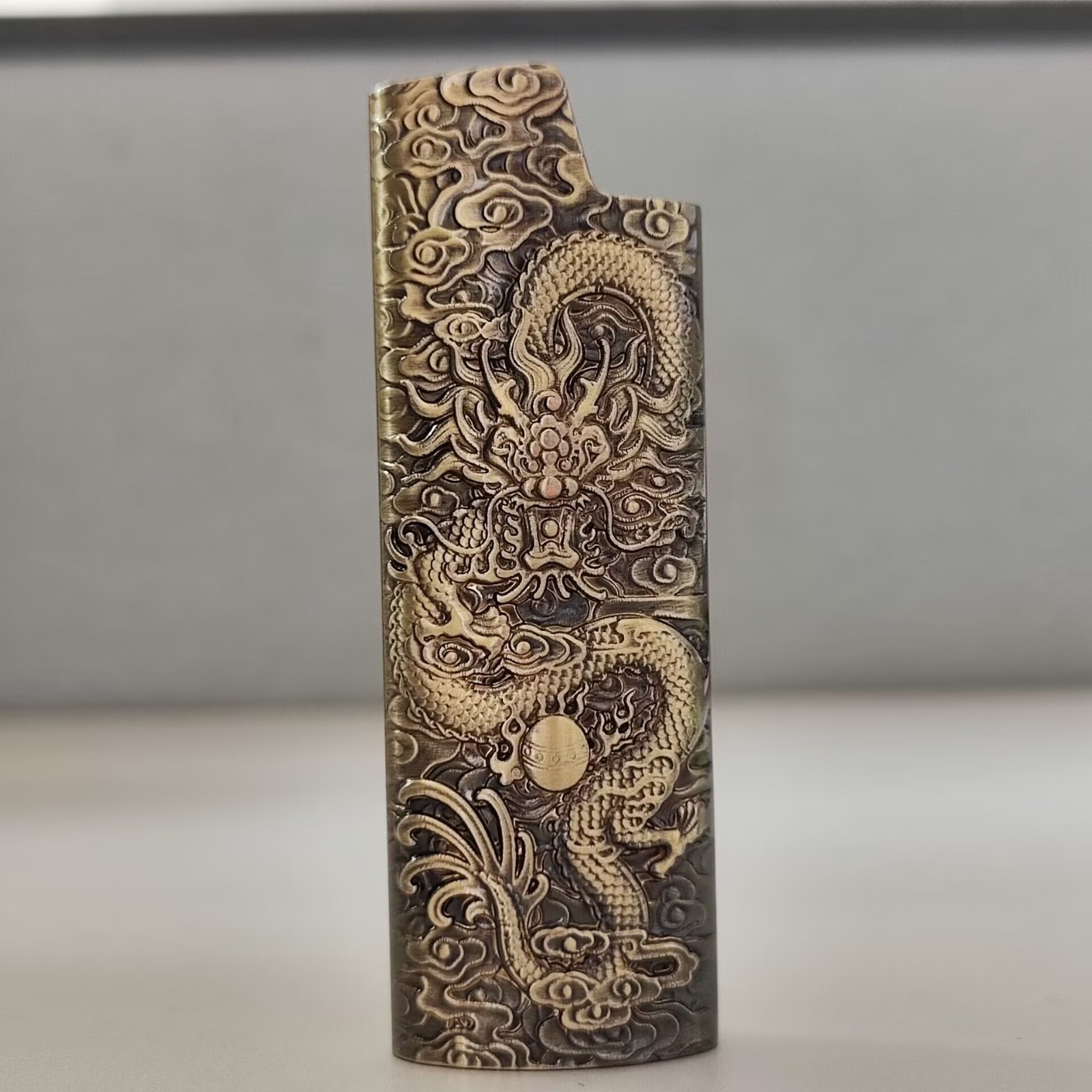 1PC Metal Lighter Case Cover Shell Fits Bic J6 Size Lighter Case Cover