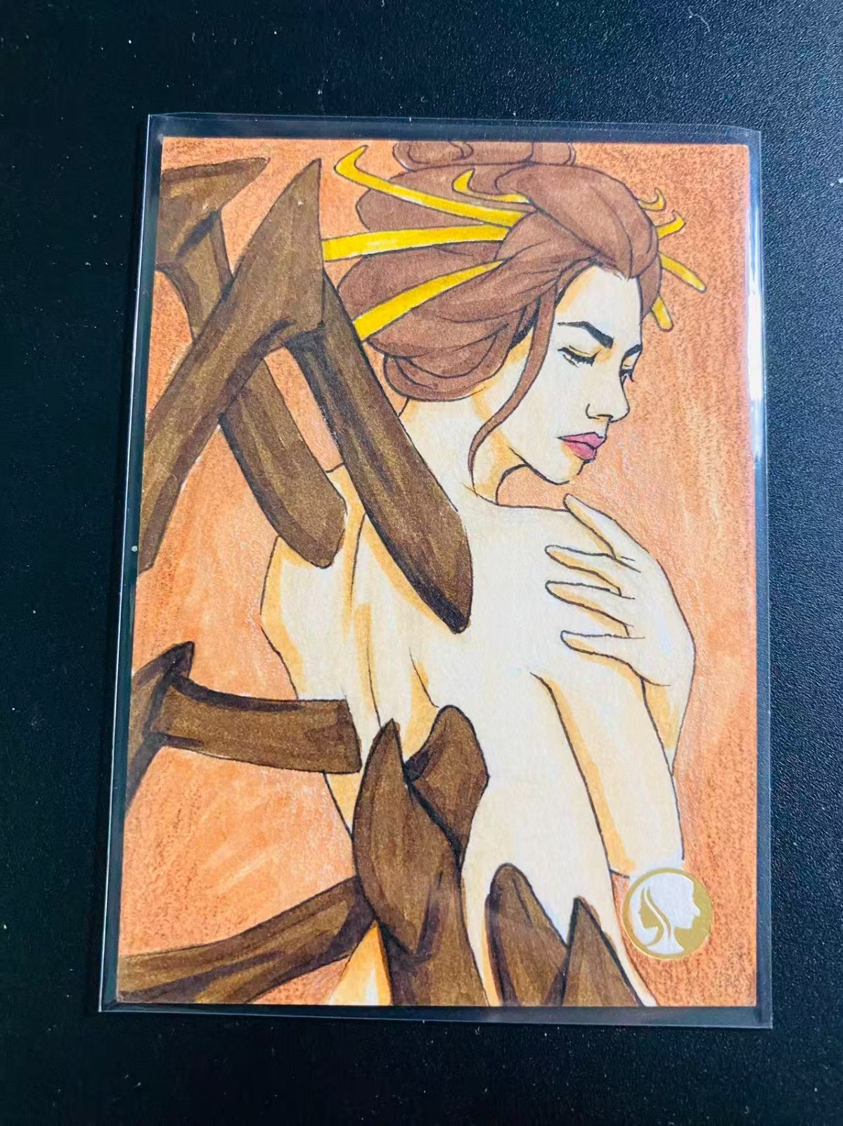 CZH Studio Shapeshifter Beauty Spider Queen 1/1 AECO Sketch by Mark C Sabuero