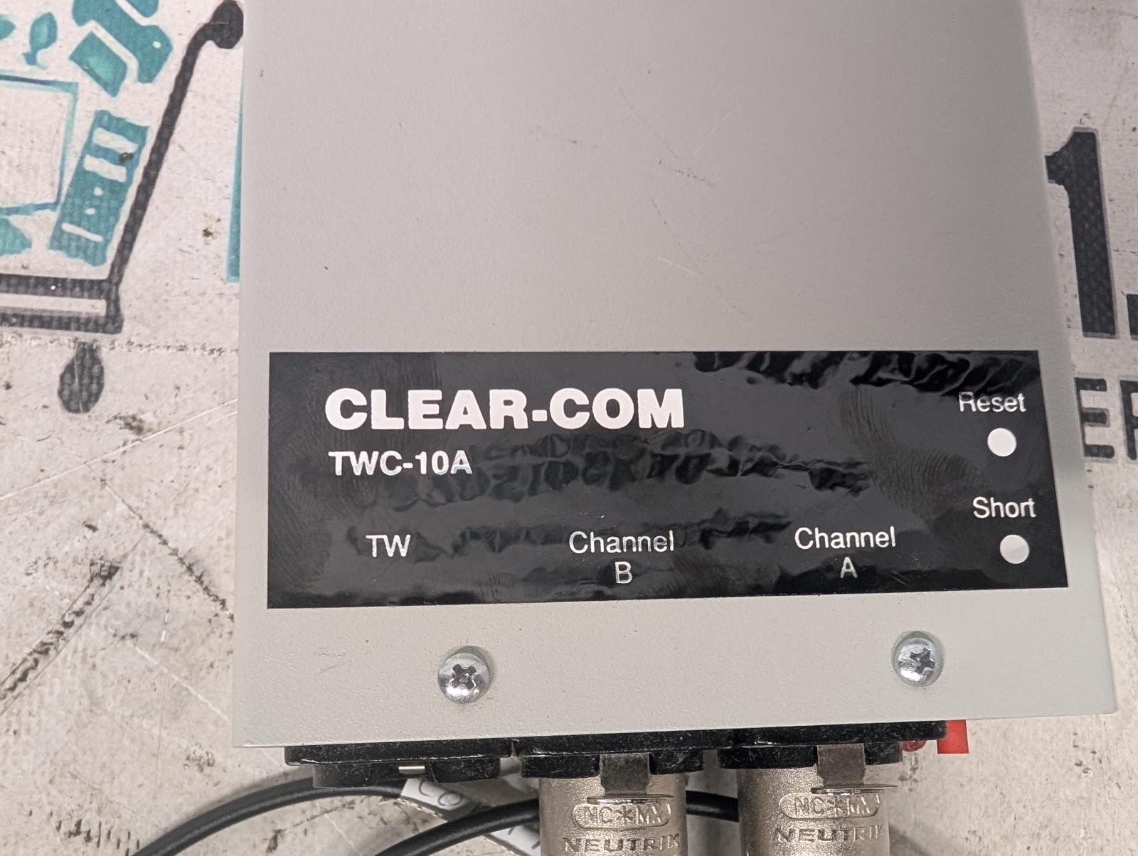 Clear-Com Intercom Beltpack & Headset System - 9x TW502 TWC-10A PL Pro MS-232