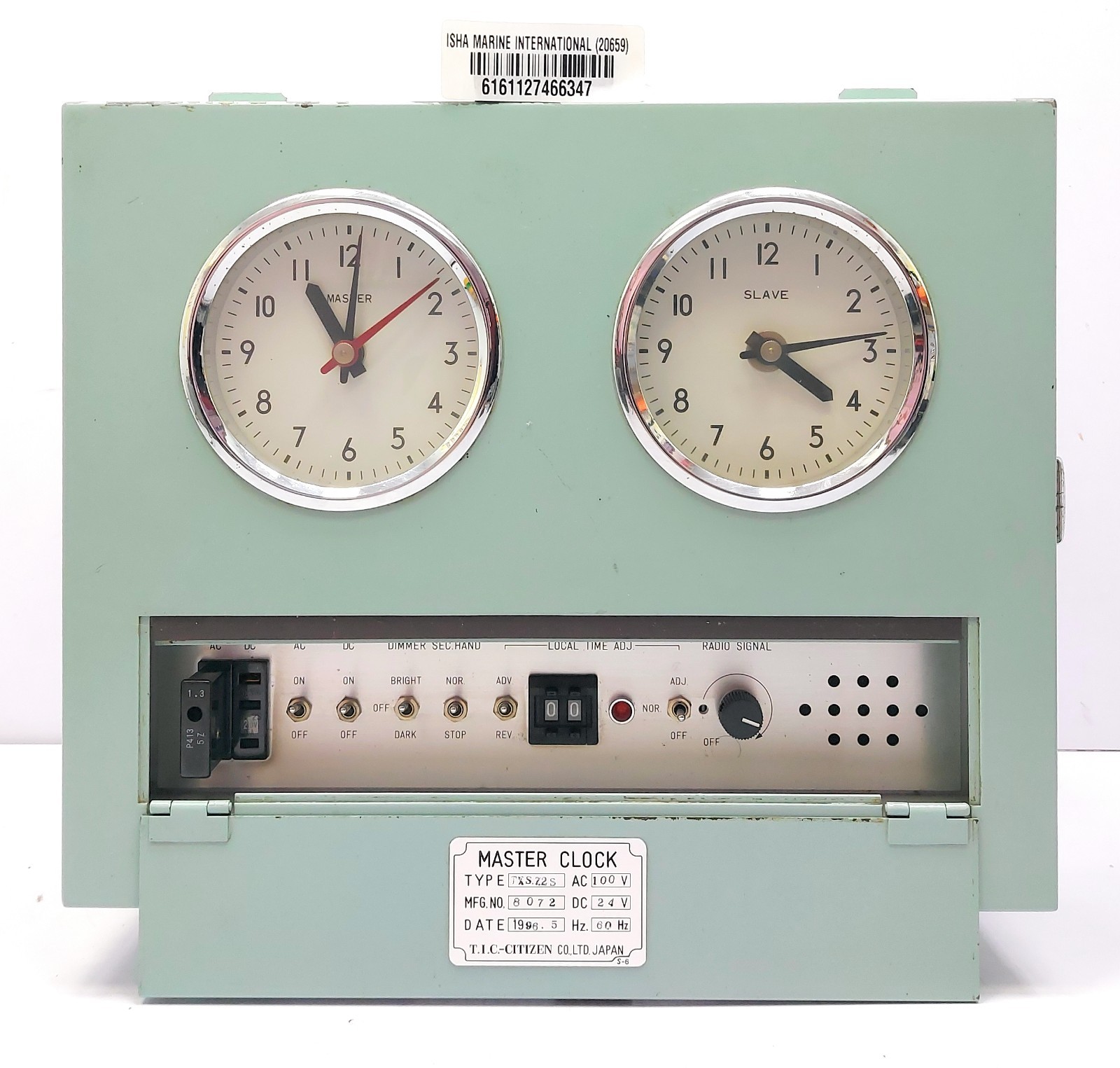 T.I.C .- CITIZEN TXS.7.2S MASTER CLOCK