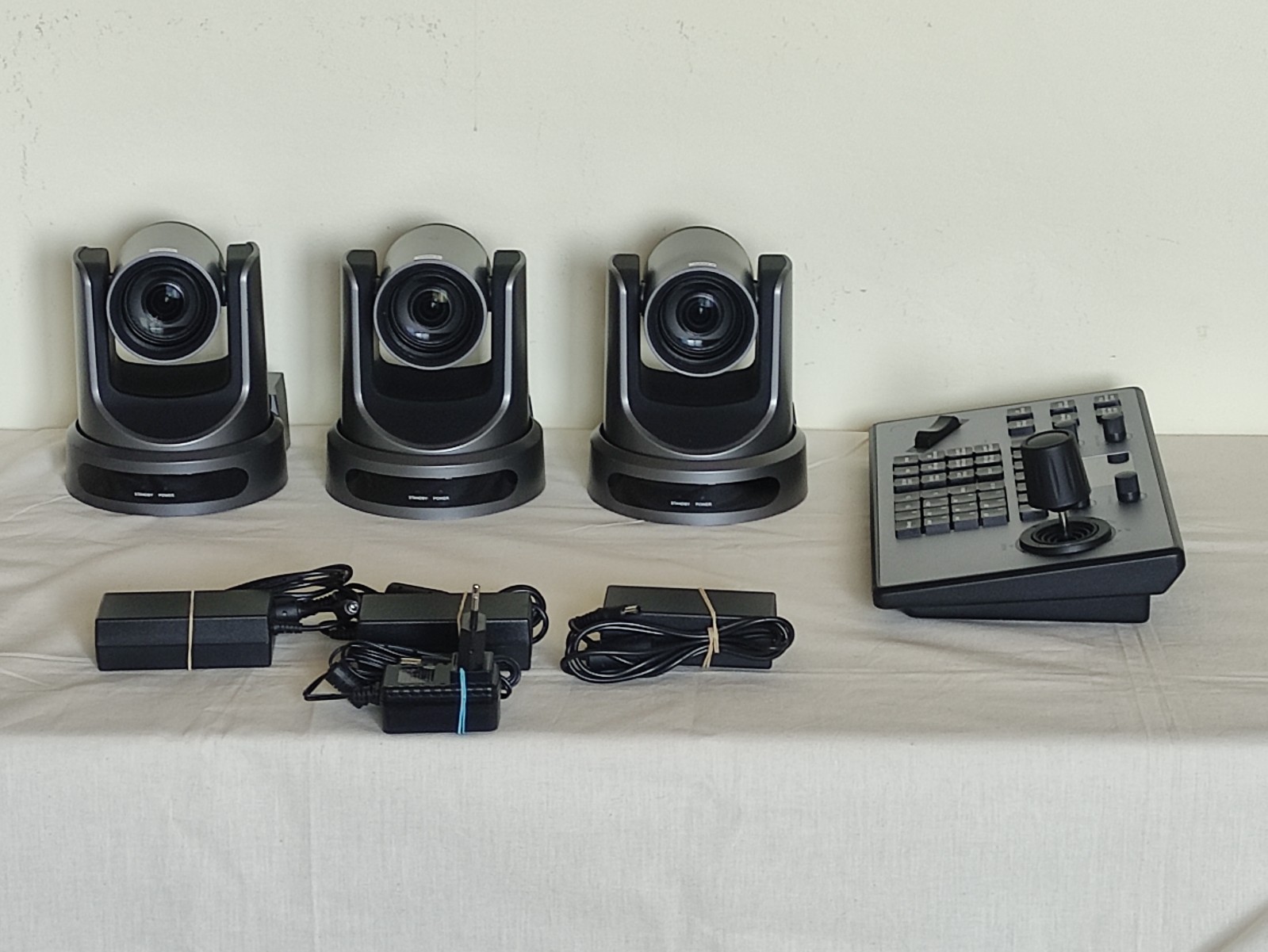 3x PTZOPTICS Full HD HDMI 3GSDI OBS Live STREAMING PTZ IP CAMERA + IP CONTROL