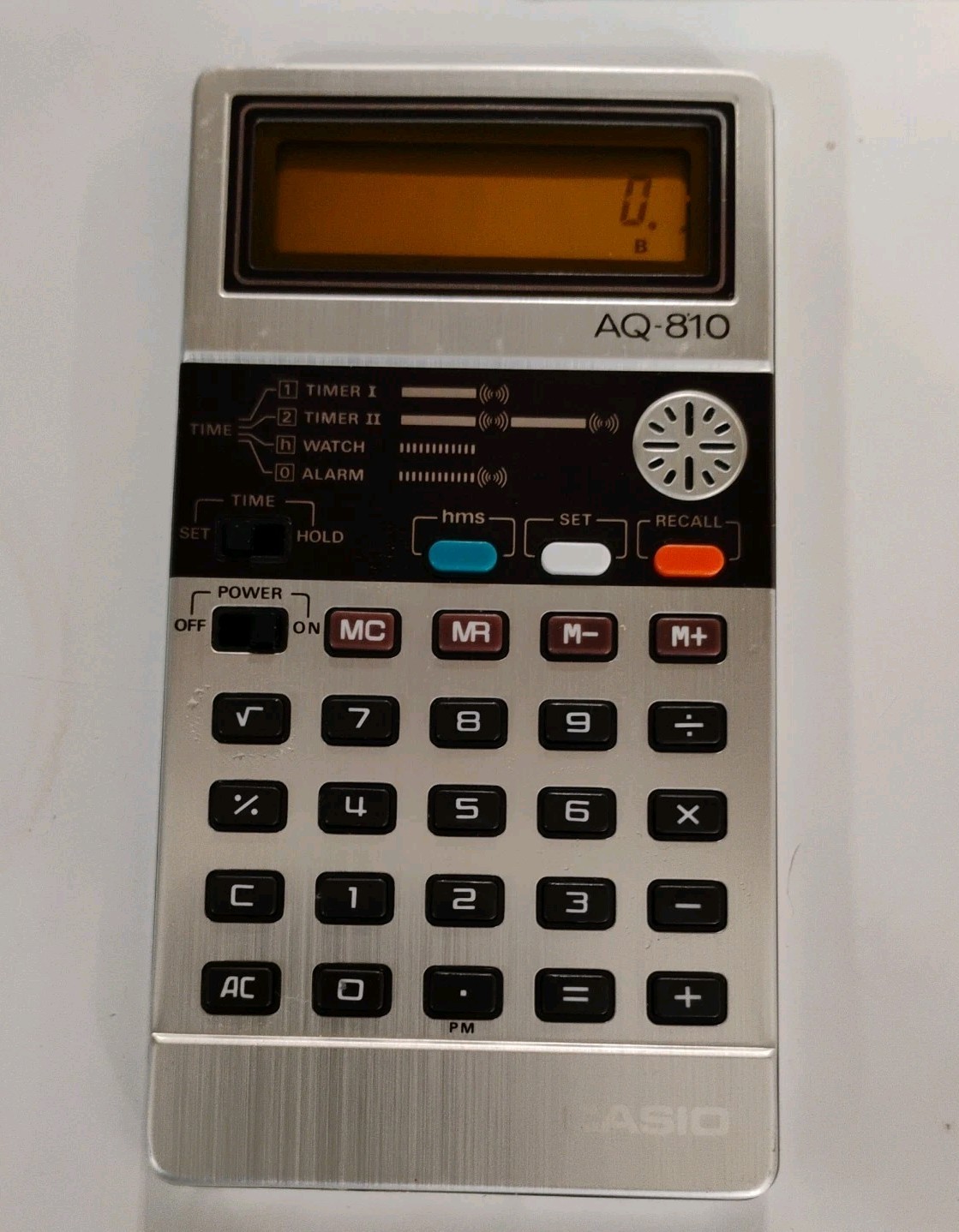 Vintage Casio Electronic AQ-810 Calculator