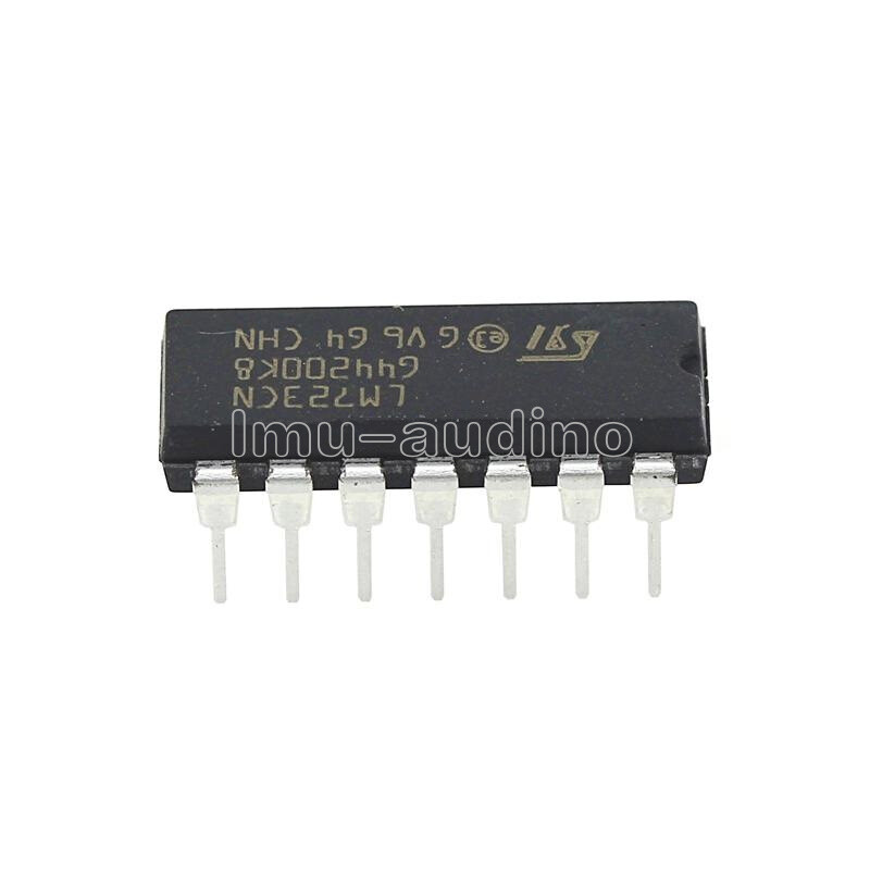 2pcs LM723CN LM723 Adjustable Voltage Regulator 2-37V 150m NEW